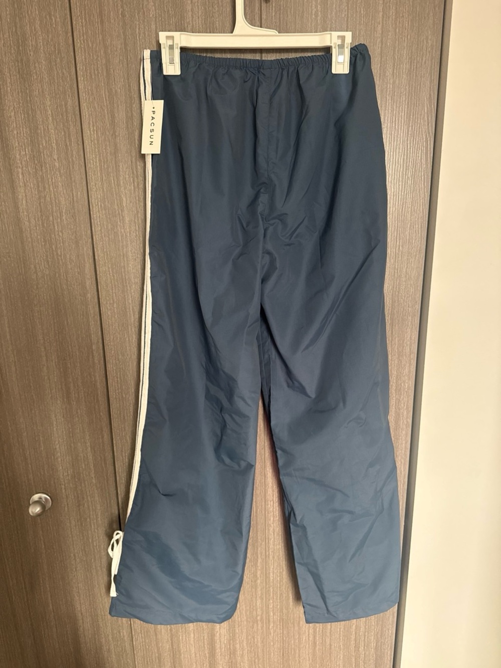 Pacsun Women’s Navy Track Pants with Side Stripe